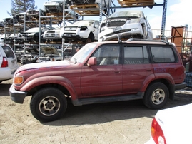 1994 TOYOTA LANDCRUISER BURGUNDY 4.5L AT 4WD Z16459